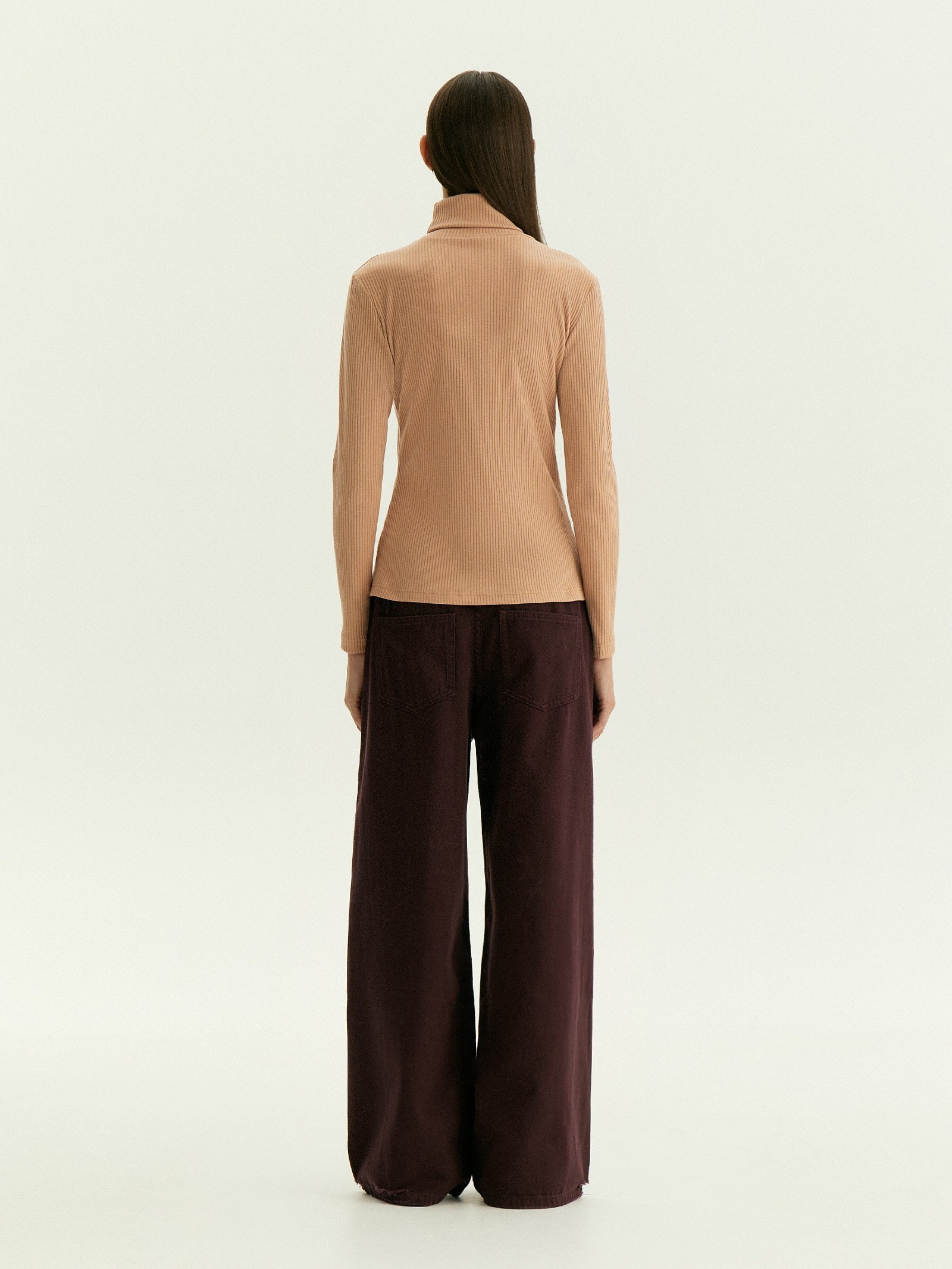 Водолазка из вискозы с добавлением шерсти