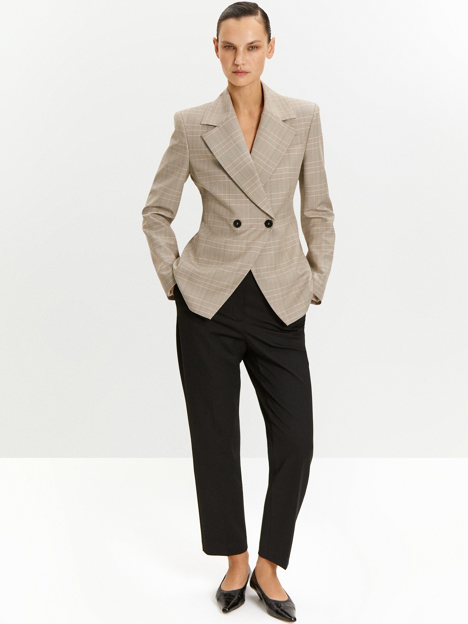 Жакет в клетку