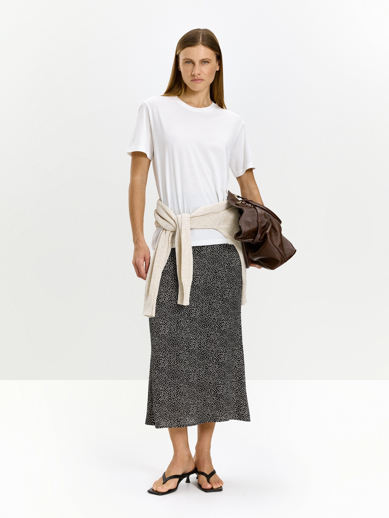 Юбка в горох