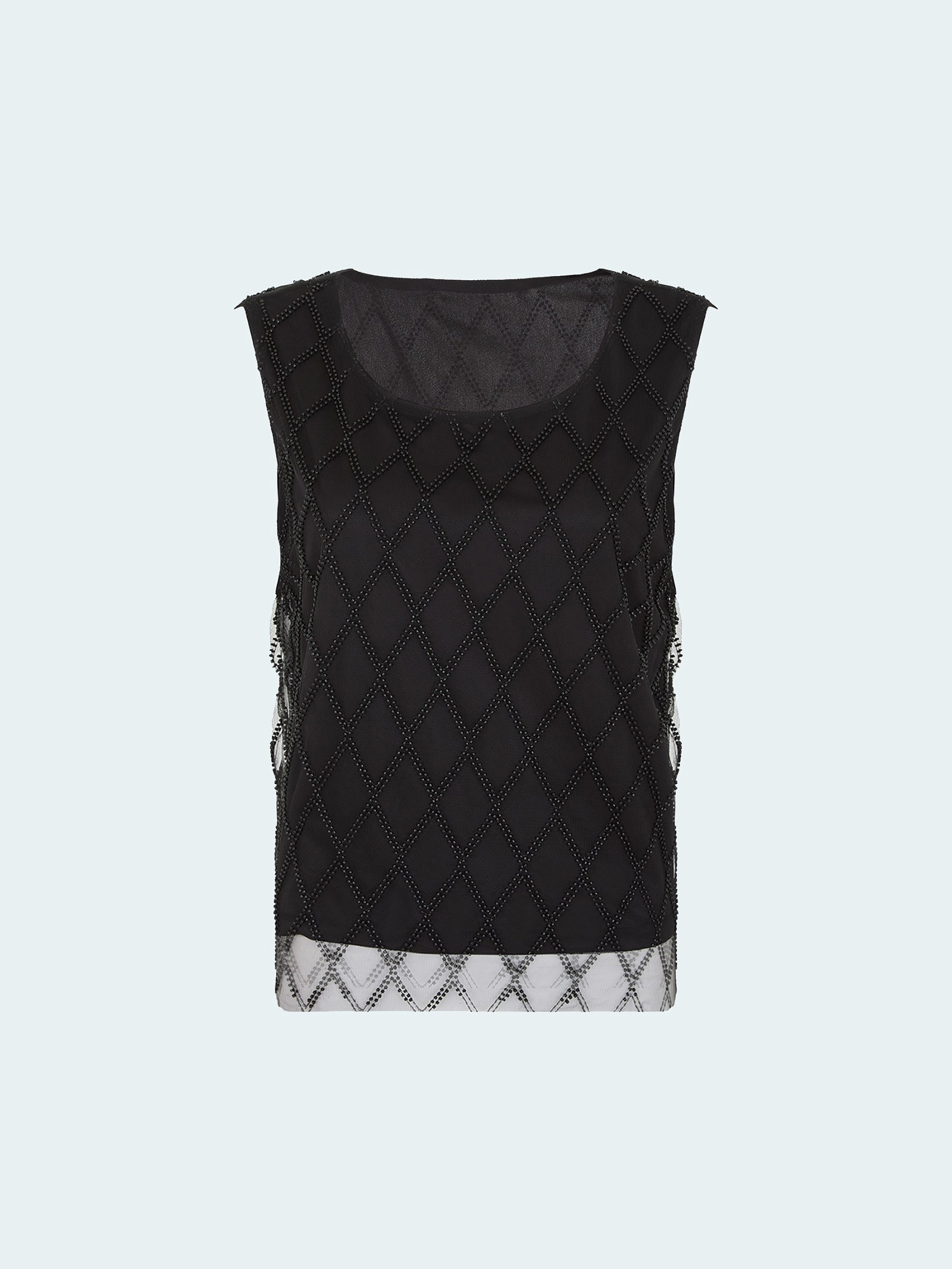 Топ с бисером