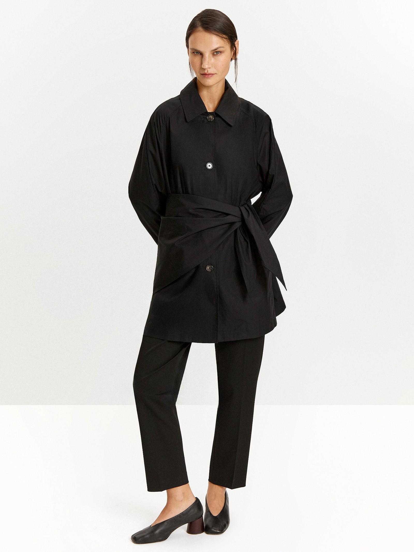 Плащ из хлопка