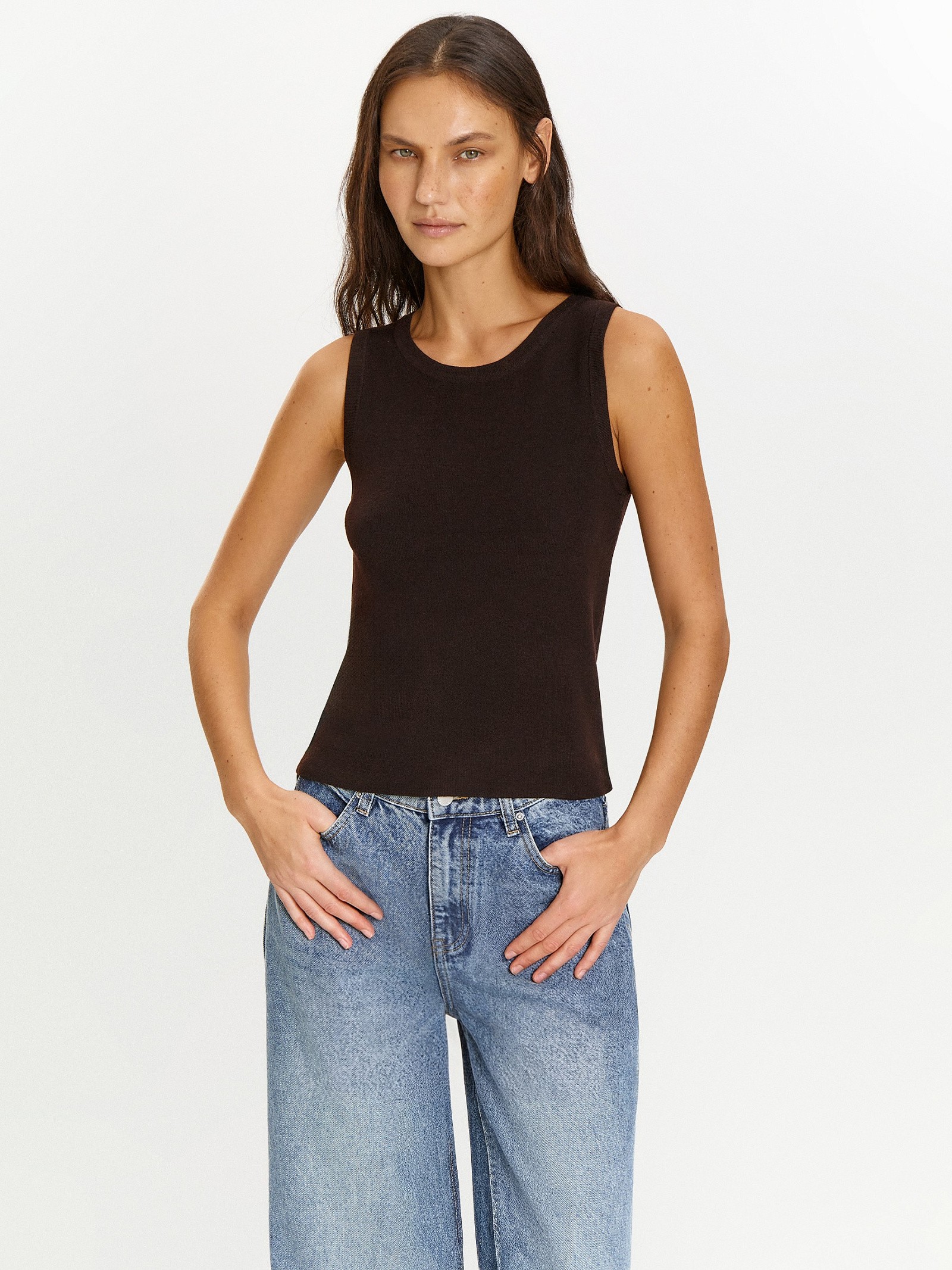 Топ с содержанием шерсти