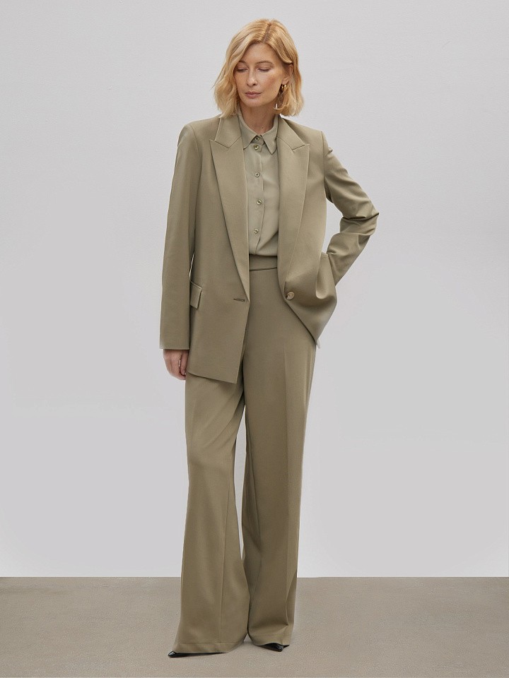 Брюки широкого кроя