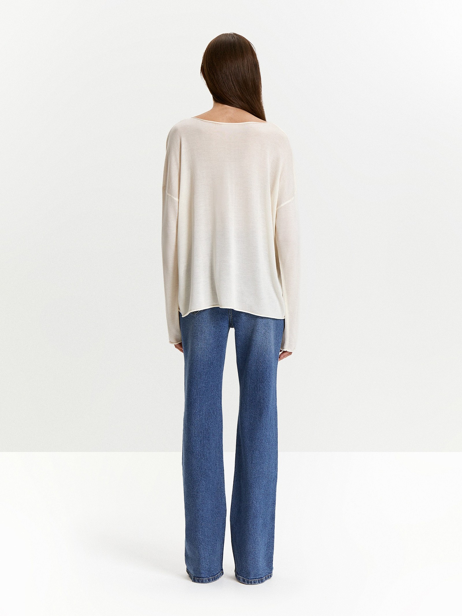 Джемпер с содержанием шелка