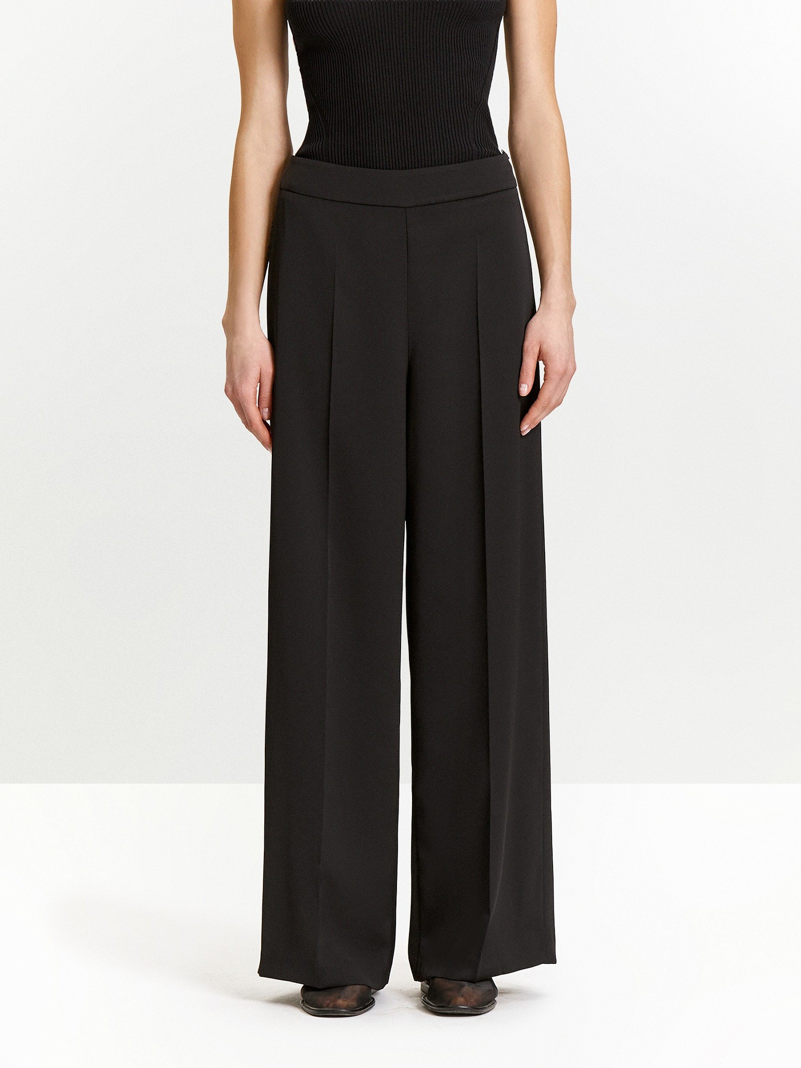 Брюки широкого кроя