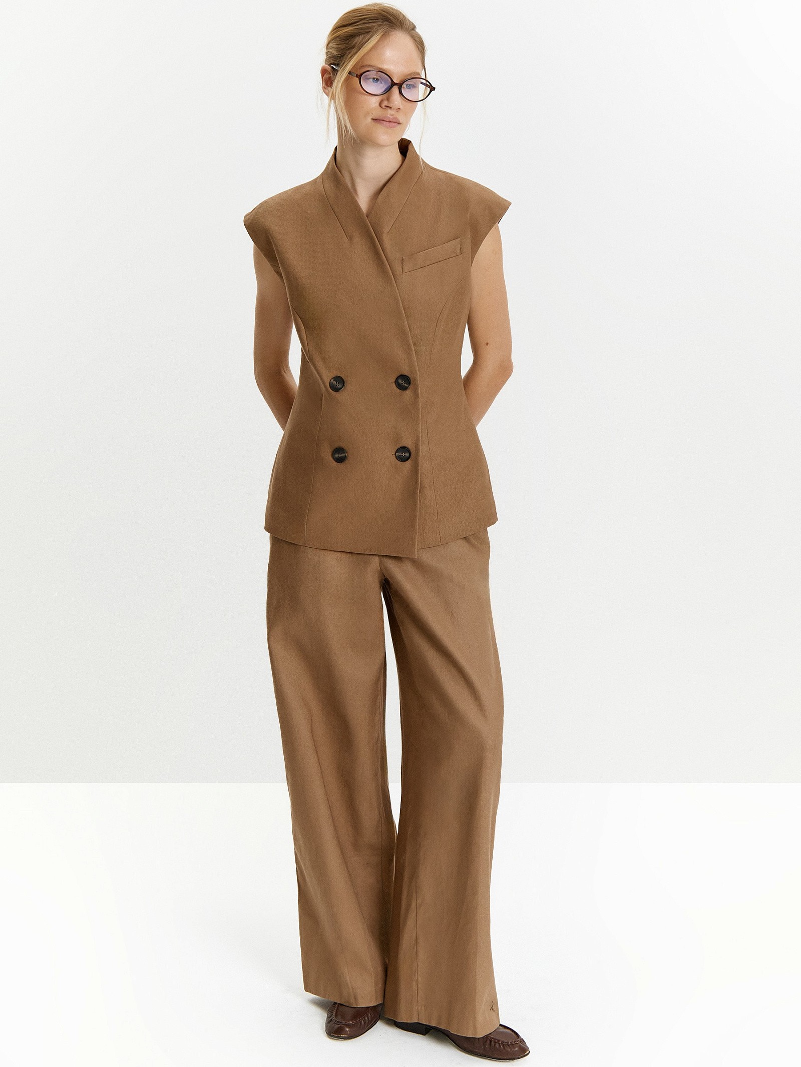 Жилет удлиненный