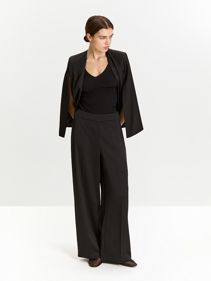 Брюки широкого кроя