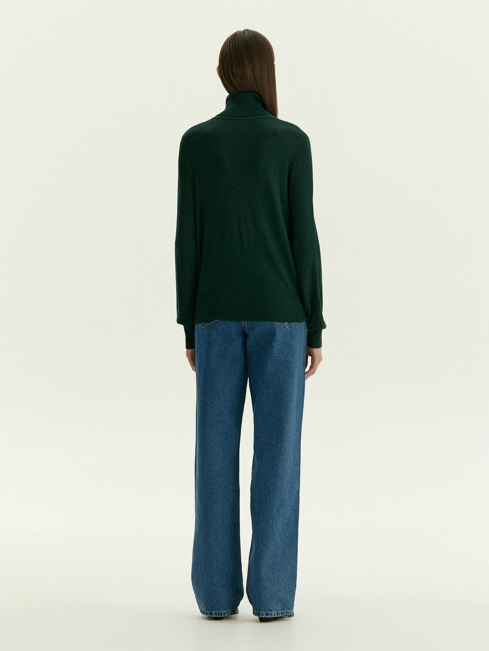 Водолазка из вискозы с добавлением шерсти