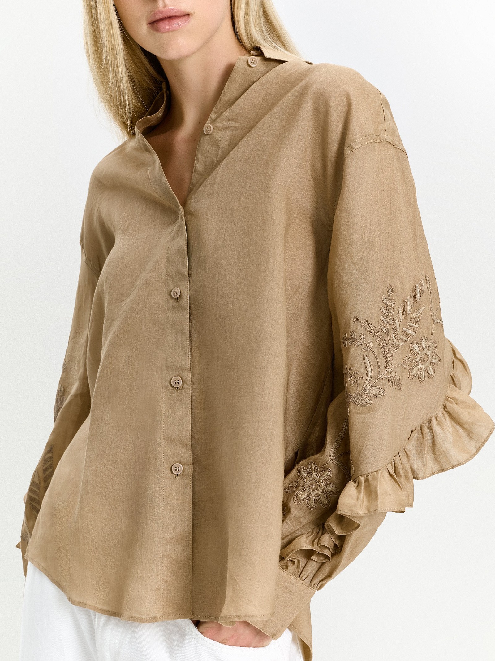 Рубашка из 100% рами