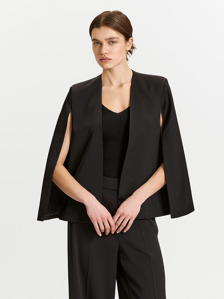 Жакет без лацканов