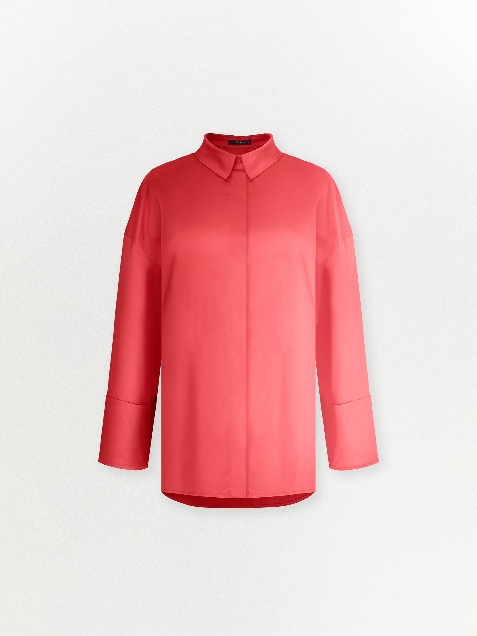 Рубашка однотонная