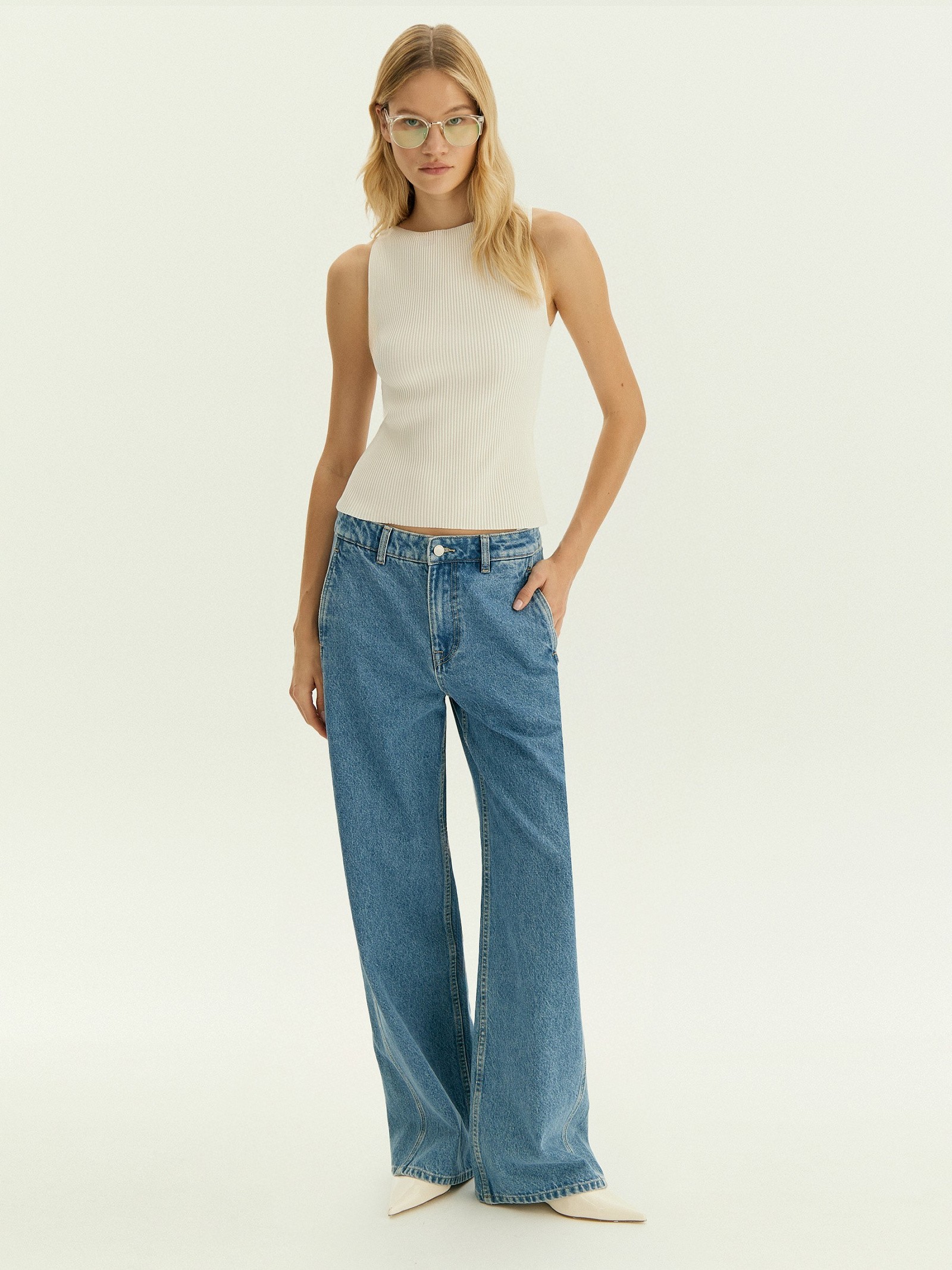 Джинсы Wide Leg 438