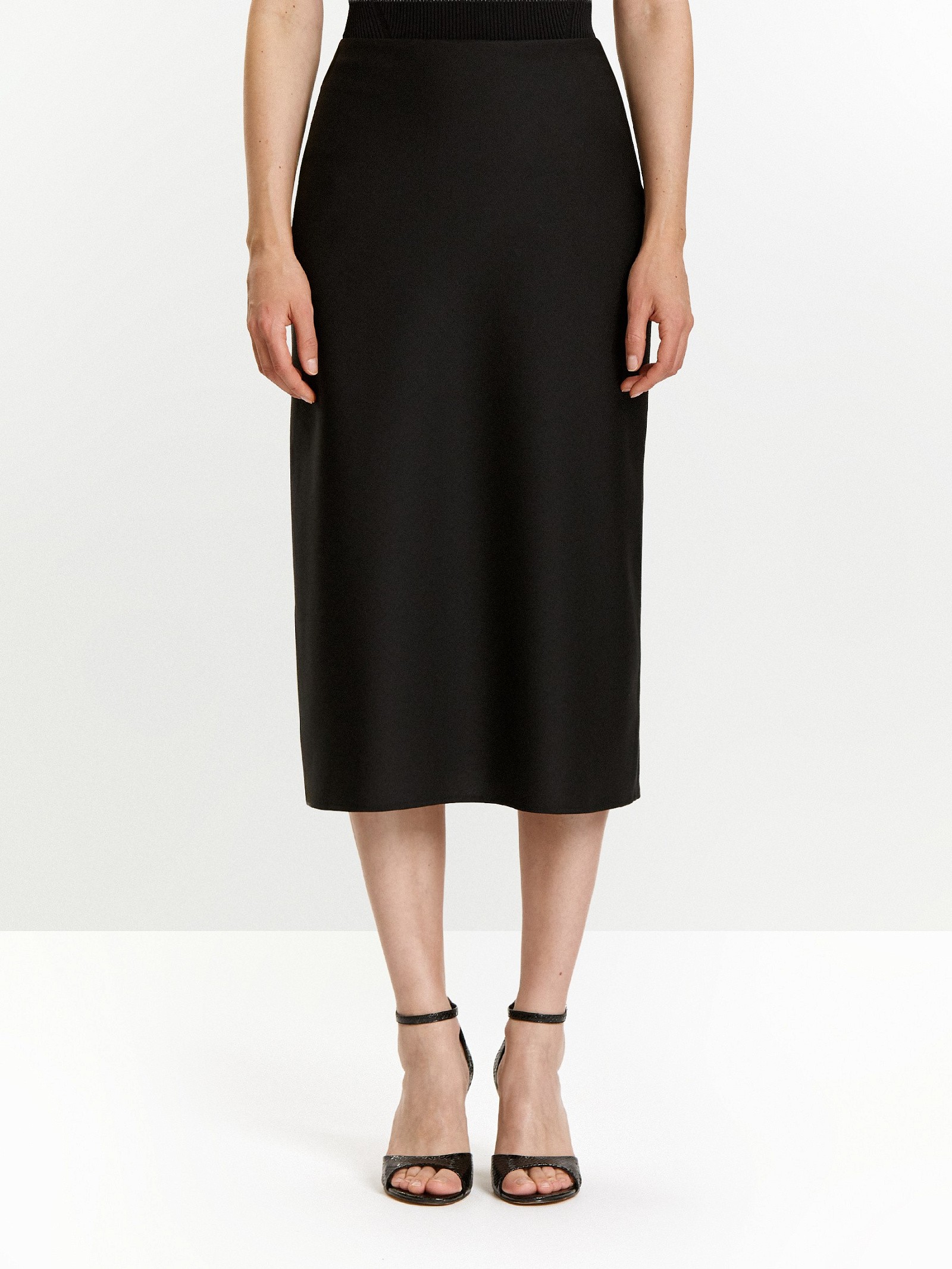 Юбка а-силуэта из 100% вискозы