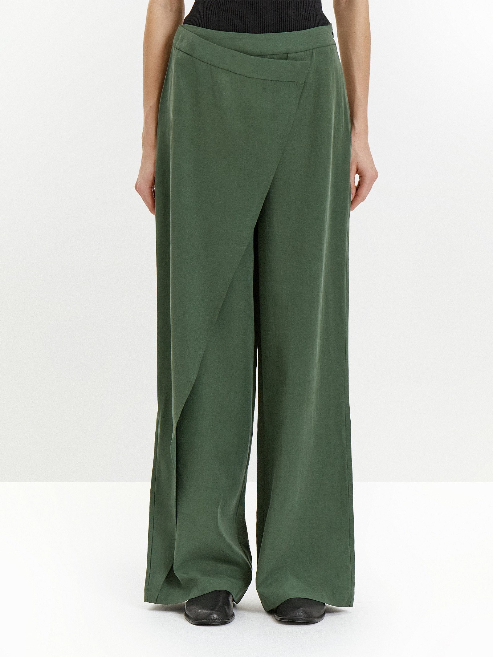 Брюки широкого кроя