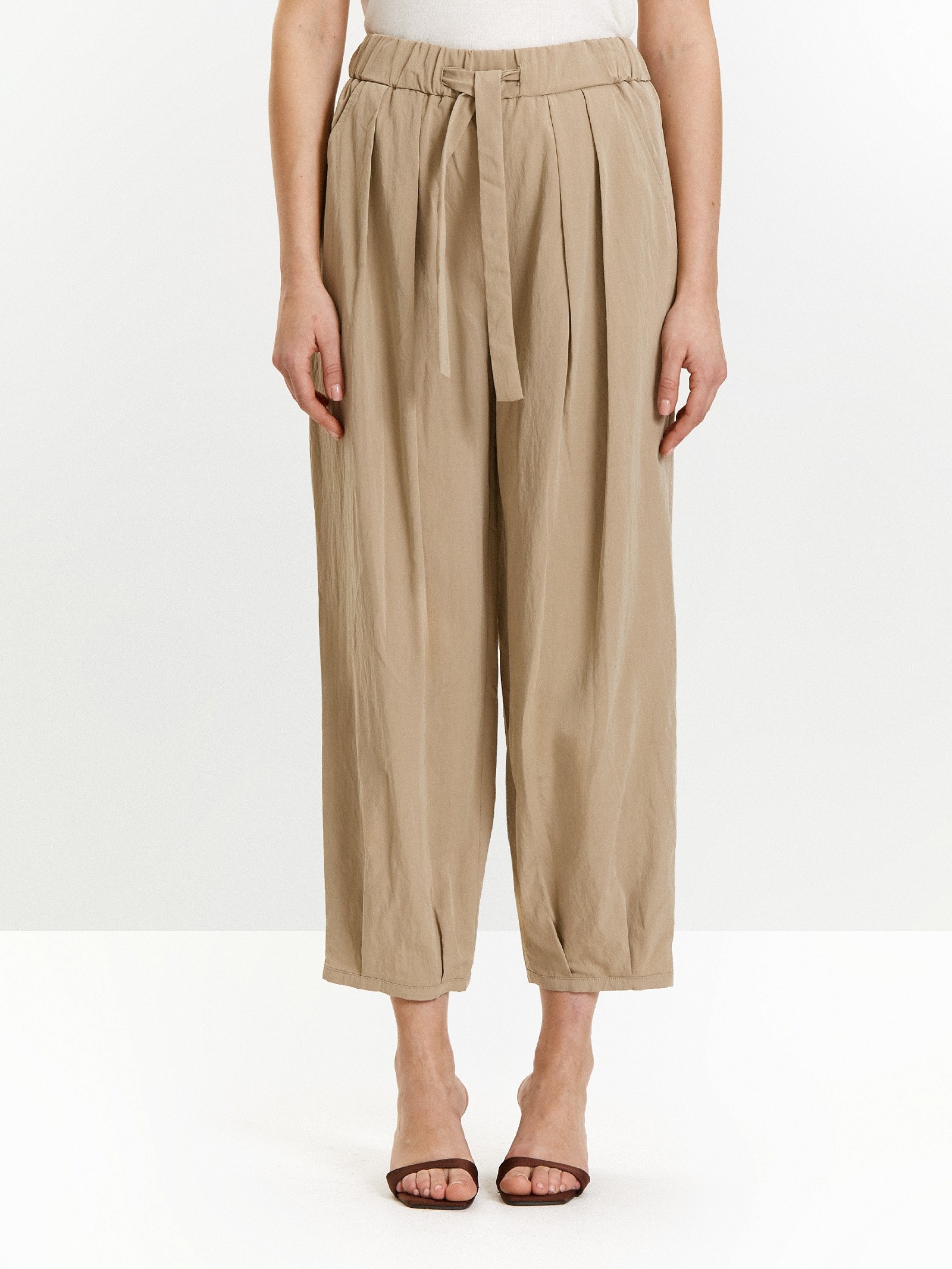 Брюки о-силуэта