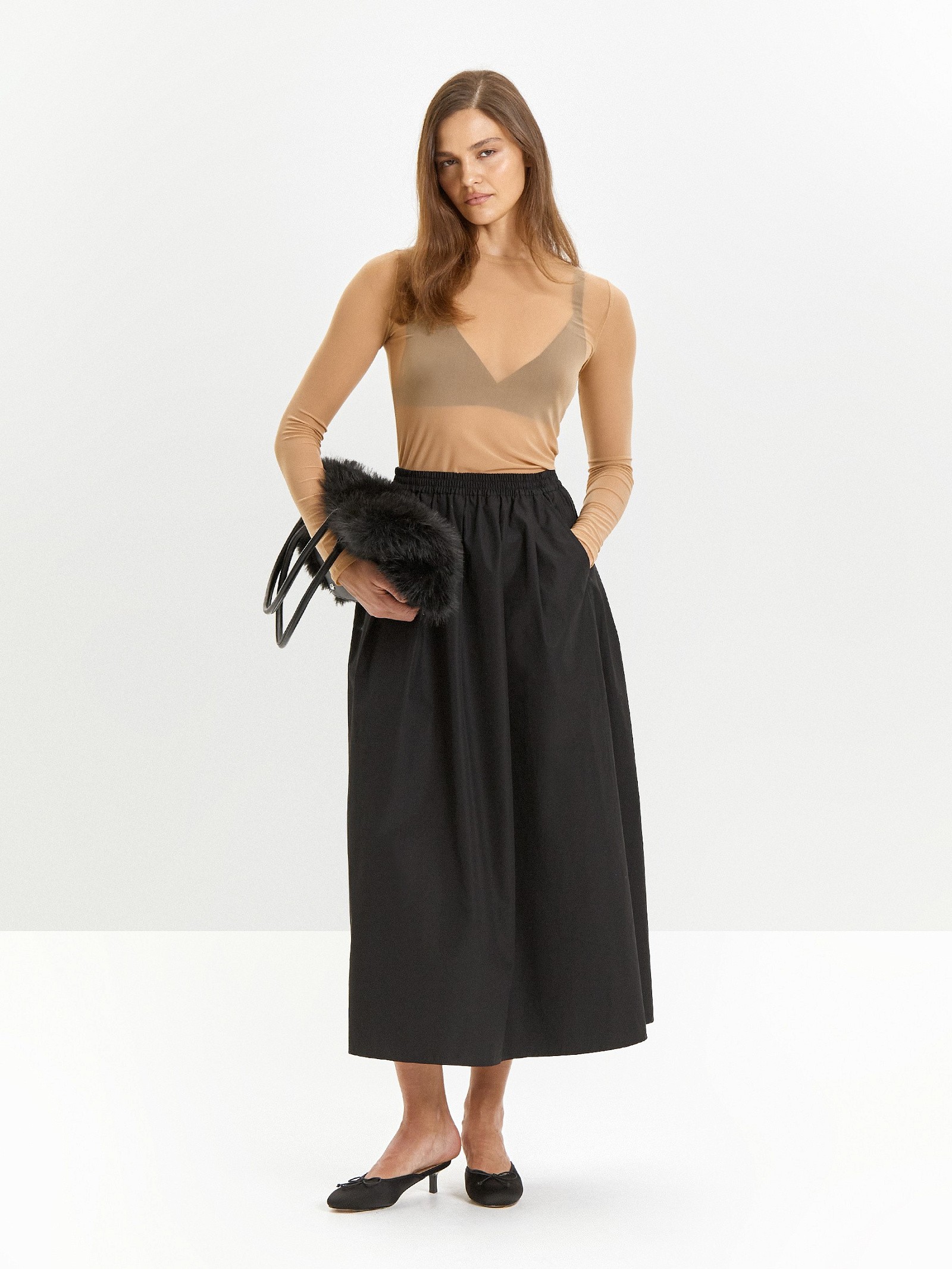 Облегающий лонгслив