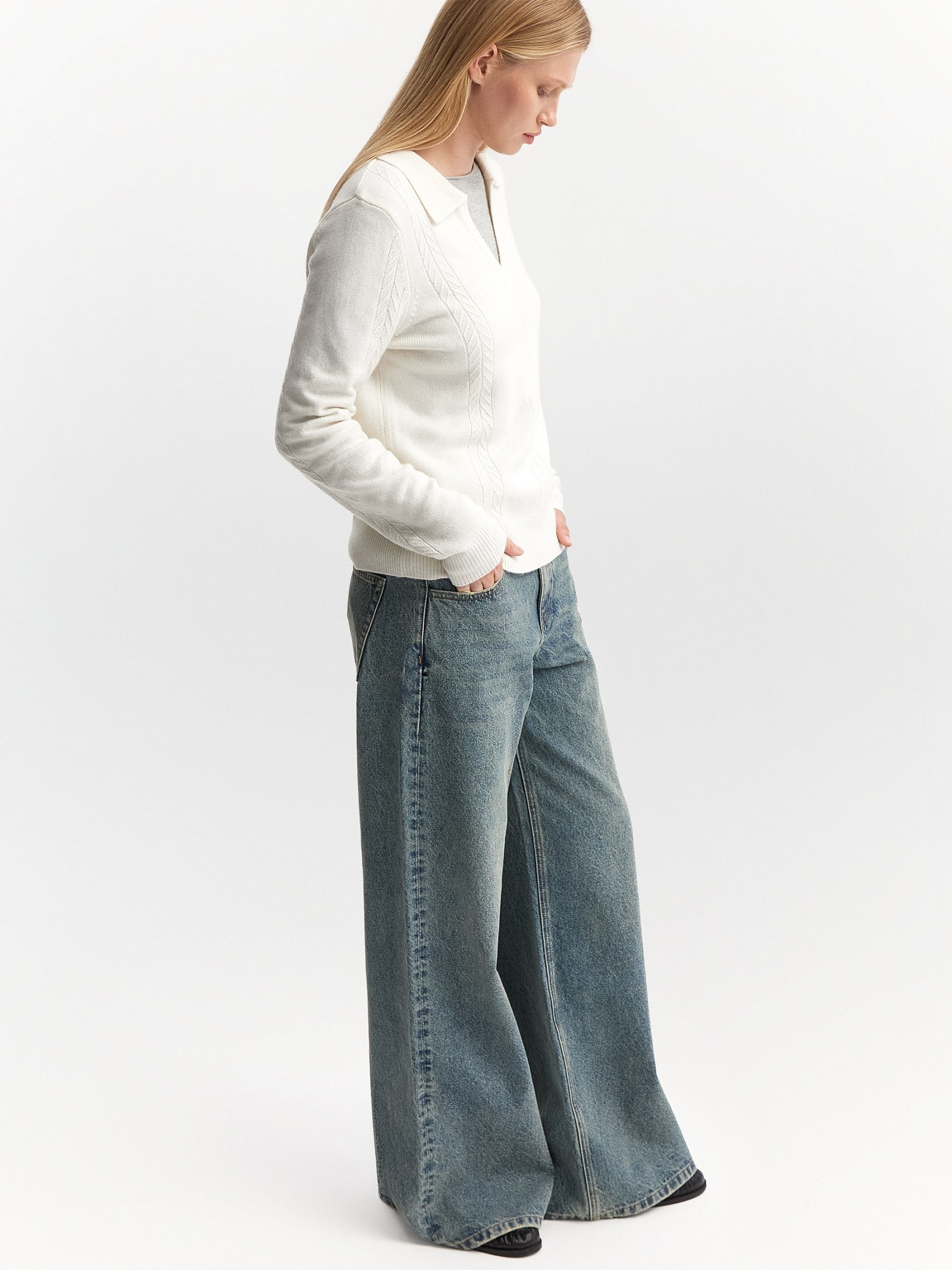 Джинсы Wide Leg 533