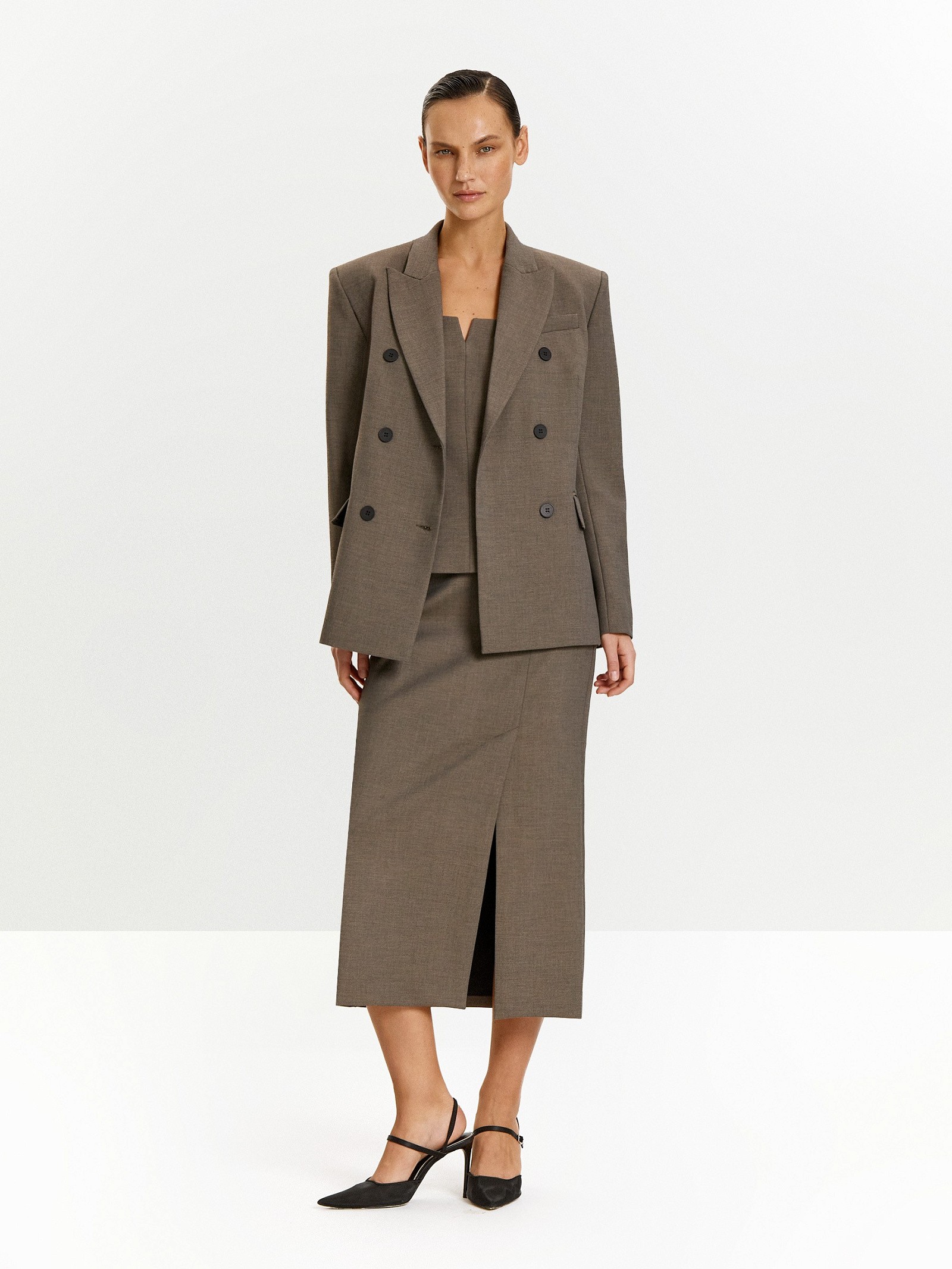 Юбка с поясом