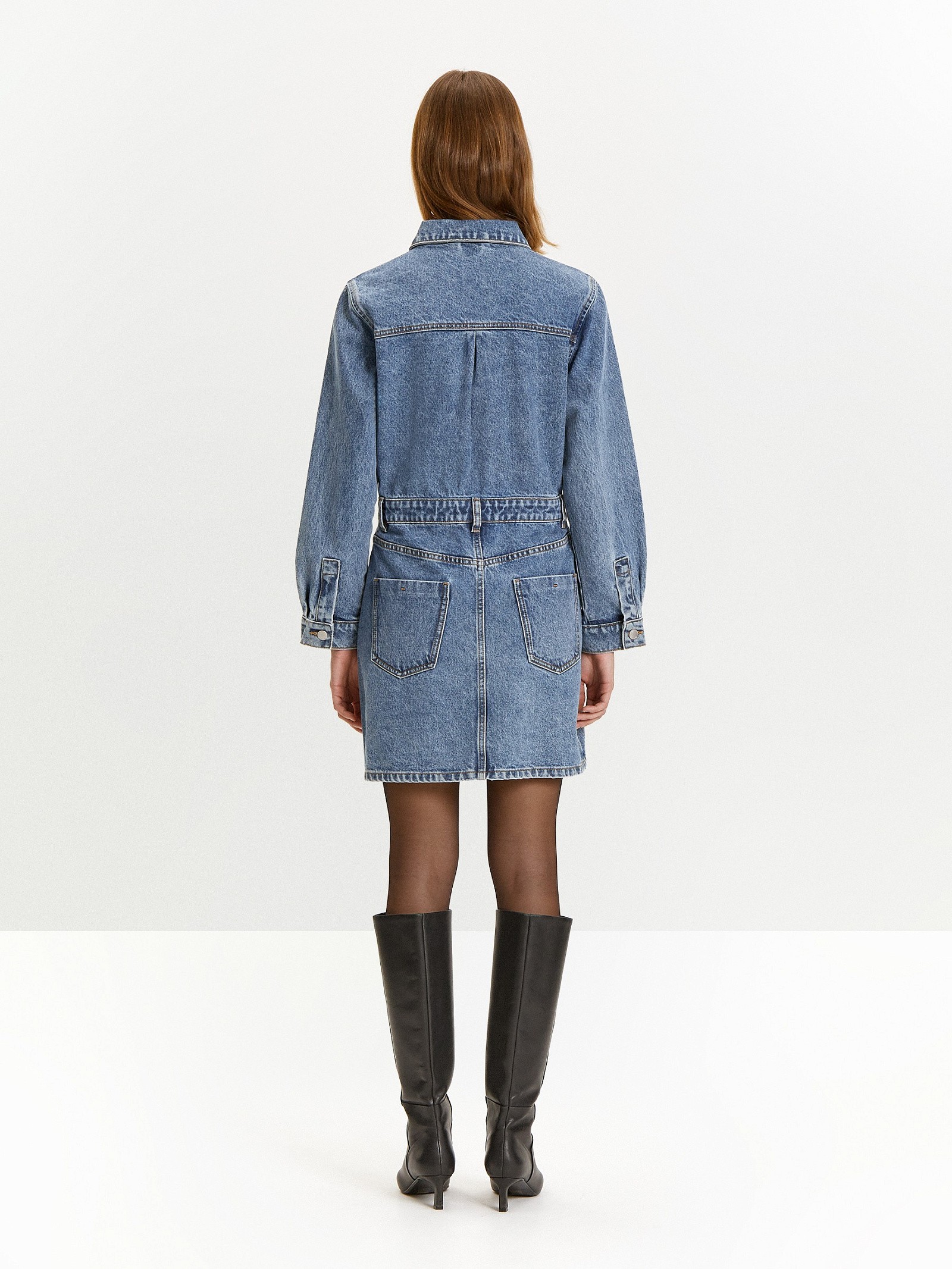 Джинсовое платье