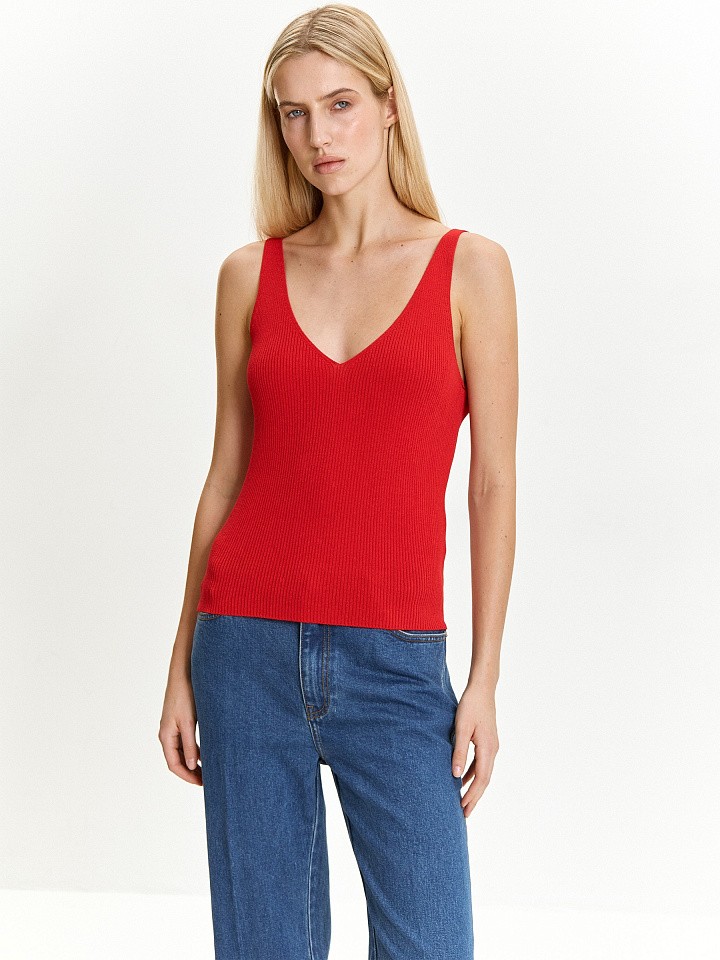 Трикотажный топ из вискозы