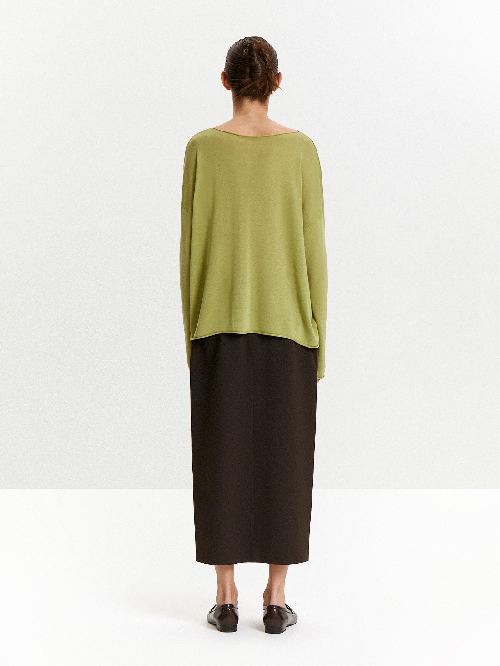 Джемпер с содержанием шелка