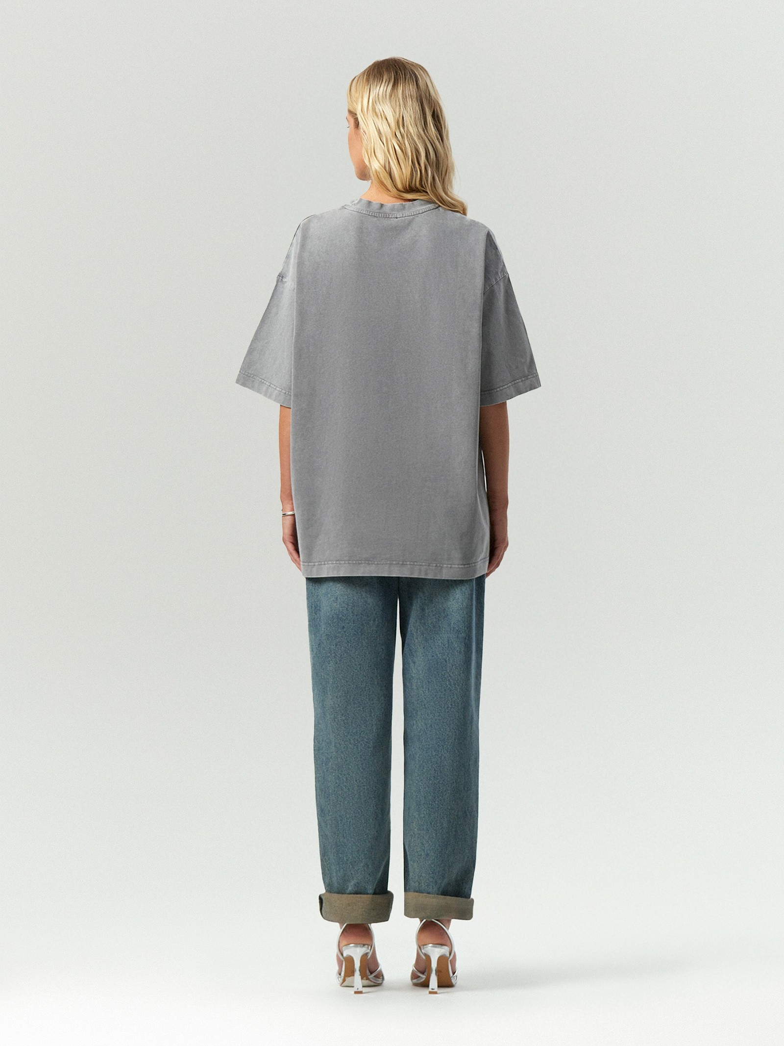 Футболка oversize с эффектом варки