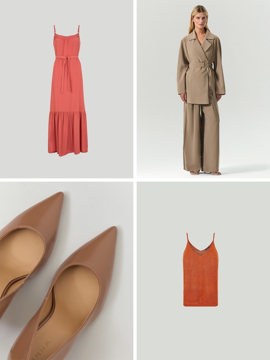 Cobblestone & Apricot Orange