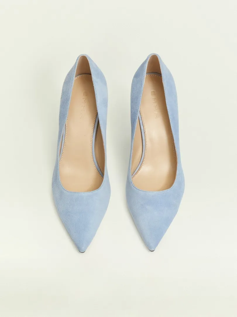 Туфли-лодочки из 100% замши